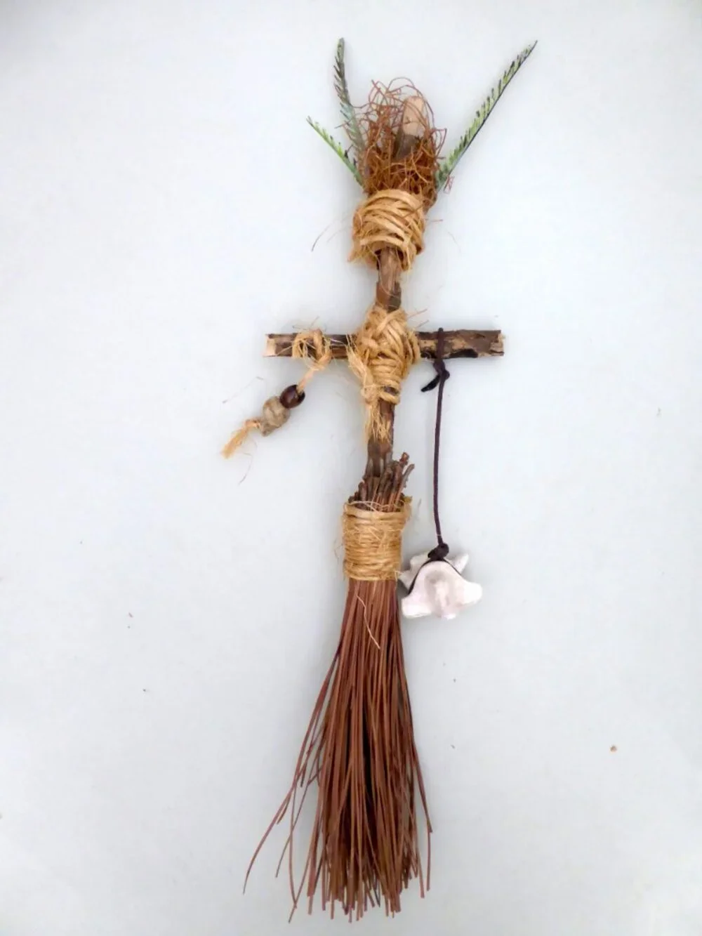 OOAK 19” WITCH HAG VOODOO HALLOWEEN HORROR UNDEAD DOLL PROP ODDITY